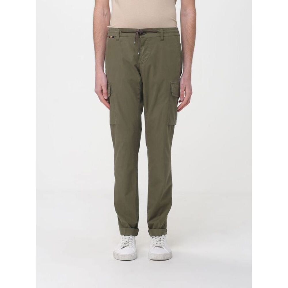Mason's Cargo Trousers In Wool And Cotton Blend